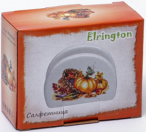 Салфетница ELRINGTON ТЫКВА подарочная упаковка керамика 000000000001206068