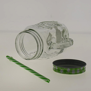 Кружка-банка 400мл M020133/R030204 стекло 000000000001170136