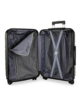 Чемодан на колесах M (42х26х65см) соты хаки PC 000000000001226583