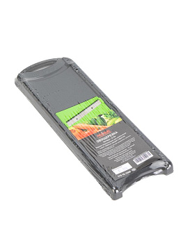 Овощерезка 27,5х9,3х1,6см НИКИС с тремя вставками серый/зеленый пластик 000000000001218753