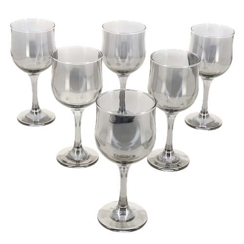 Набор бокалов для вина 6шт 240мл ПРОМСИЗ Аметист стекло 000000000001200674