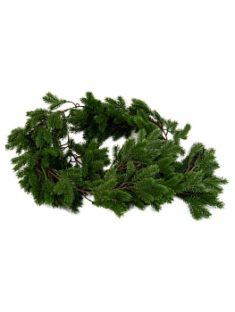 Гирлянда 180 см хвойная для декора разобранная 000000000001228783