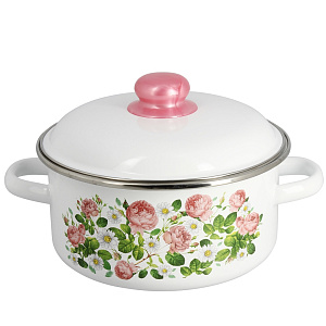 Кастрюля Букет СтальЭмаль, 3л 000000000001126456