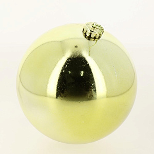 Декоративное украшение Шар 15см MANDARIN золотой пластик 000000000001209364