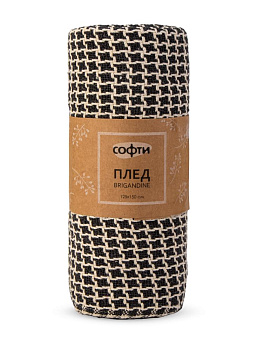 Плед 125х150см СОФТИ BRIGANDINE серый хлопок Плед 125х150см СОФТИ BRIGANDINE серый хлопок 000000000001225713