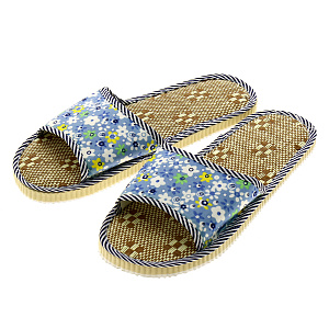 Обувь дом.ж(тапочки)LUCKY принт цветы пэ 000000000001182633