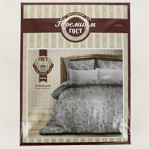 Комплект постельного белья евро бязь Премиум Гост(70х70)рисунок 6461-1/15218-91 Мураками,100%хлопок,537792 000000000001196502