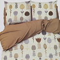 Комплект постельного белья Этель 1.5сп Autumn flowers 143х215см 150х214см 70х70см-2шт хлопок 4675215 000000000001205023