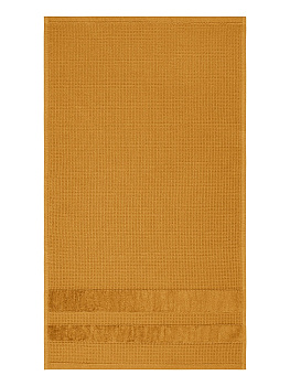 Полотенце 40x70см DE'NASTIA КРАФТ горчичный хлопок 100% 000000000001219499