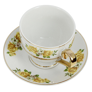 Чайный набор Желтые розы, 14 предметов 000000000001166714