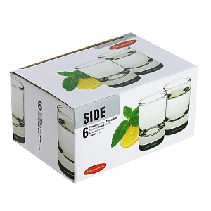 SIDE Набор стопок для водки 6шт 53мл PASABAHCE стекло 000000000001004322