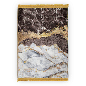 Ковер 60х90см Мрамор бежевый полиэстер 000000000001217483