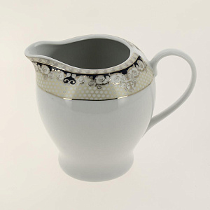 Н-р п 21пр,6чаш220+6блюд+сах-ца+мол-к+6тарелок200мм,синий в золоте106-03002 000000000001180700