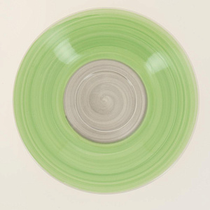 Пара чайная 250мл/блюдце ELRINGTON АЭРОГРАФ зелёный керамика 000000000001205667