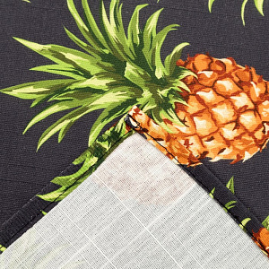 Полотенце Этель "Ананасы" 35х65см на петельке, репс, пл.130г/м2, 100% хлопок 4275199 000000000001200108