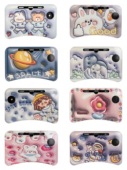 Столик 40х60х25см ST для ноутбука 3D сказка белый железо/МДФ 000000000001227162