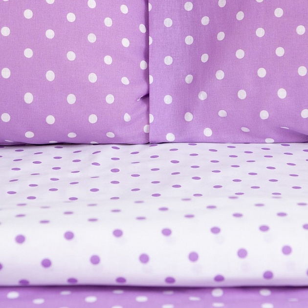Комплект постельного белья Дуэт ЭТЕЛЬ Purple style пододеяльник 143х215см-2шт простынь 220х240см наволочки 50х70см-2шт фиолетовый поплин хлопок 000000000001210725