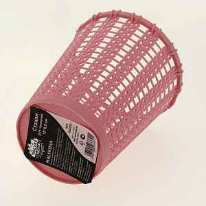 Стакан для хранения 12х9,5см ПОСУДА ЦЕНТР розовый 000000000001177260