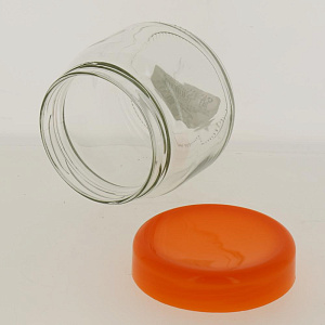 Банка для хранения 350 мл оранжевая крышка 120-13102 000000000001182803