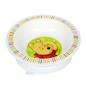 Тарелка на присоске Мои друзья Тигруля и Винни Lubby&Disney baby, от 6 месяцев, 17.5?3 см 000000000001135523