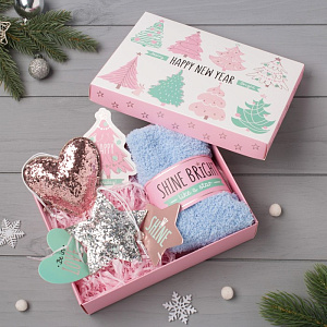 Набор подарочный KAFTAN "Happy new year" носки р-р 36-39(23-25см) + ёлочная игрушка 4310461 000000000001202350