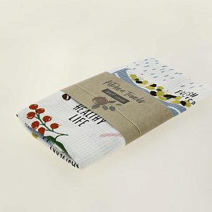 Набор кухонных полотенец 2шт 35х60см Доляна Рецепты счастья 100%хлопок 000000000001206664