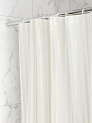 Шторка для ванной 180x200см DE'NASTIA mat stripe белый ПЕВА 000000000001226767