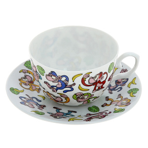 Чайная пара Обезьяны Прогресс 250мл 86-2078 000000000001133542