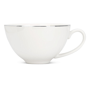 Набор чайный 12 предметов Классик с серебром фарфор 000000000001219691