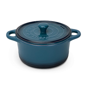 Кастрюля с крышкой 2л MATISSA синий  керамика 000000000001224555
