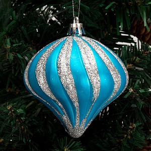 Декоративное украшение Набор 4шт 8,5см Капля серия Неоновая микс пластик 000000000001224122