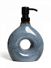 Диспенсер для жидкого мыла 400мл DE'NASTIA reactive Deco серый керамика