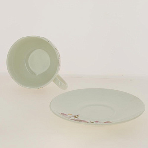 Чайная пара "Соната" гр.8, "Восточные цветы розовый"VOS87 000000000001189107