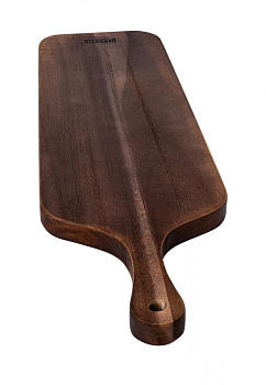 Доска универсальная 51x16x2см DE'NASTIA прямоугольная узкая с ручкой коричневый дерево акация 000000000001216966