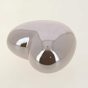 Фигура декоративная "Сердце" розовое золото 11х8см R011175 000000000001200330