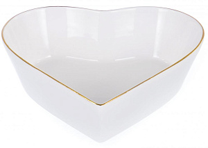 Набор 2 фигурных салатника 16см подарочная упаковка с окном и бантом СЕРДЦЕ Balsford 101-01049 000000000001193972