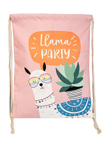 Сумка мешок 34х43см до 10кг LAMA PARTY полиэстер 000000000001227602