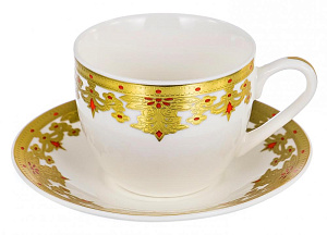 Набор кофейный 12 предметов (чашка 120мл-6шт/блюдце-6шт) BALSFORD Эстелла 1001 ночь подарочная упаковка фарфор 000000000001197883