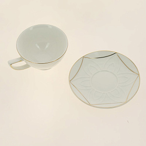 Пара чайная 220мл/блюдце BALSFORD Грация Леон фарфор 000000000001193975