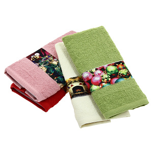 Набор полотенец подарочных DE'NASTIA "Праздничное" P100001 000000000001100248