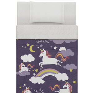 Покрывало 1,5 спальное 145х210см "Этель" Surf the rainbow микрофибра 5430006 000000000001203359