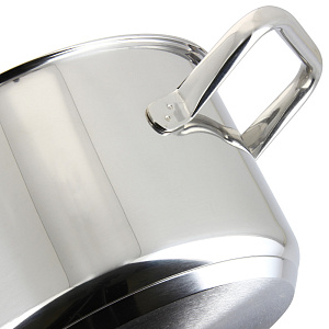 Кастрюля 2л Ария стеклянная крышка нержавеющая сталь 167551 000000000001140004