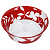 Салатник Маисса красная, 12 см 000000000001099903