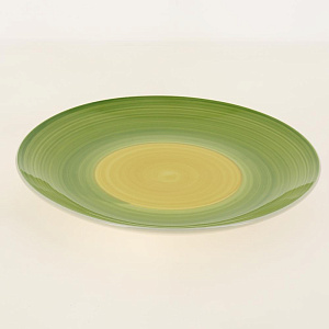 Тарелка обеденная 27см ELRINGTON АЭРОГРАФ Зеленый луг керамика 000000000001194240