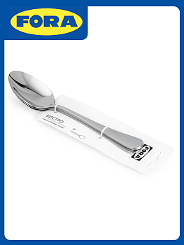 Набор ложек столовых 3шт FORA Бистро нержавеющая сталь 000000000001228168