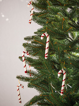 Декоративное украшение Трость 12см 6шт MANDARIN пластик 000000000001209354