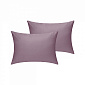 Наволочки 50x70см 2шт DE'NASTIA лиловый сатин NEW хлопок 100%