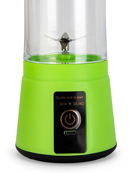 Блендер портативный 8,5х8,5х22см 380мл 5В 1А 3,7Вт 600mah USB штекер микс 000000000001228468