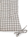 Подушка на стул 38х38см LUCKY Клетка полиэстер/хлопок 000000000001228242