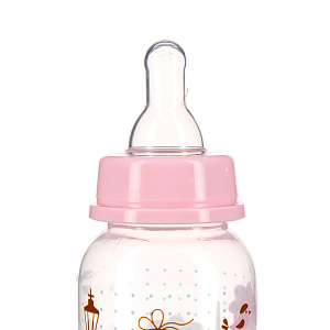 Бутылочка с соской от 0 месяцев Я люблю Lubby, 240-250мл 000000000001135391